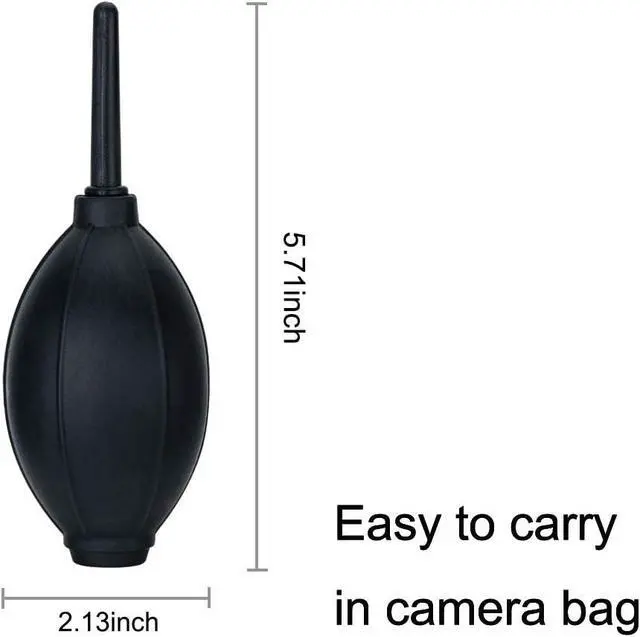 Alt view image 7 of 7 - Soft Tip Silicone Super Air Blower Blaster Pump Dust Cleaner Include Micro Fiber Cleaning Cloth, Bulb Blower for Digital SLR Lens Sensor LCD Screens Musical Instruments Keyboards Telescope Filters