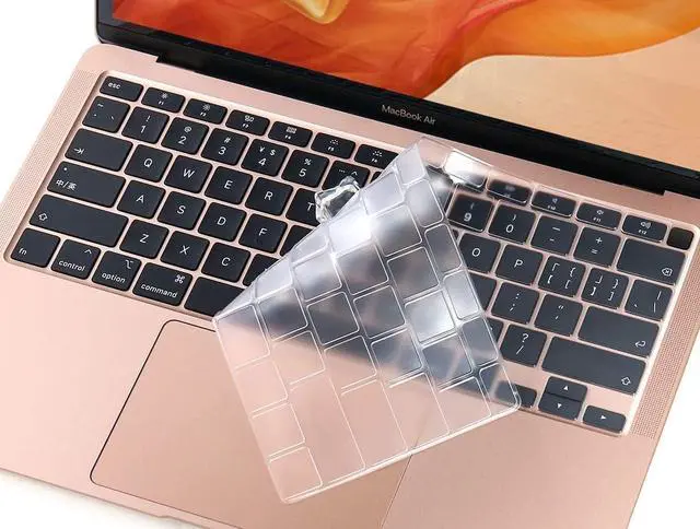 Main image of CaseBuy Premium Ultra Thin Keyboard Cover for MacBook Air 13.3" 2021 2020 | Model A2179 A2337 M1 Chip, MacBook Air 13 inch M1 TPU Protective Skin(Not Fit 2022-2026 Air M2 M3 M4 M5 A2681 A3113 A3240)