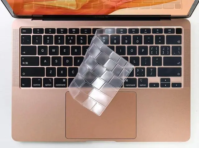 Alt view image 7 of 7 - CaseBuy Premium Ultra Thin Keyboard Cover for MacBook Air 13.3" 2021 2020 | Model A2179 A2337 M1 Chip, MacBook Air 13 inch M1 TPU Protective Skin(Not Fit 2022-2026 Air M2 M3 M4 M5 A2681 A3113 A3240)