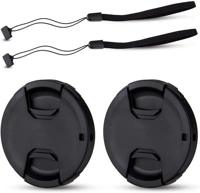 Main image of JJC 2-Pack 58mm Front Lens Cap Cover for Canon Rebel T7 T6 T5+18-55mm Lens | for Canon T100 4000D T6s T6i T5i T4i T3i T2i T1i SL3 SL2 XSi XTi with EF-S 18-55mm f3.5-5.6 Lens & More 58mm Thread Lenses