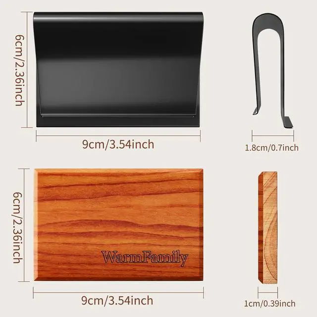Alt view image 6 of 6 - Car Air Freshener - The Original Wood Air Freshener, Long Lasting Odor Eliminator for Cars, Trucks & SUVs, Eco Friendly Vehicle Scent Diffuser, 2 Pack Scent Refill Teak-GroveCLIP INCLUDED