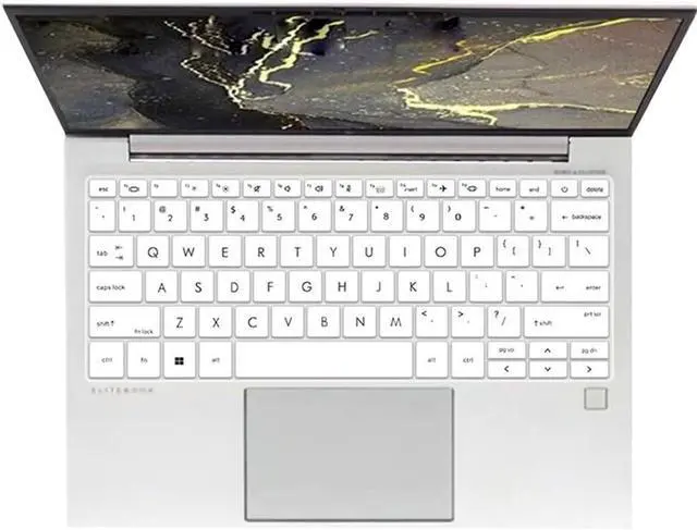 Main image of Keyboard Skin Cover Compatible for 2022 2023 HP EliteBook 830 835 G9 G10 13.3" Notebook, HP EliteBook 840 845 1040 G9 G10 14 inch Laptop (NOT for 840 845 1040 G8 G7 G6 G5 G4 G3) - White