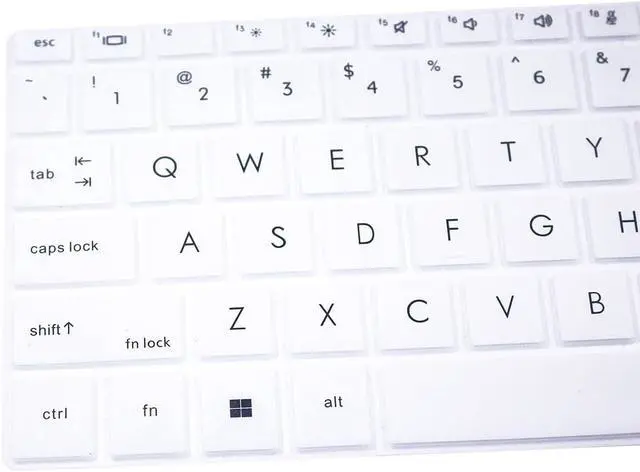 Alt view image 4 of 5 - Keyboard Skin Cover Compatible for 2022 2023 HP EliteBook 830 835 G9 G10 13.3" Notebook, HP EliteBook 840 845 1040 G9 G10 14 inch Laptop (NOT for 840 845 1040 G8 G7 G6 G5 G4 G3) - White