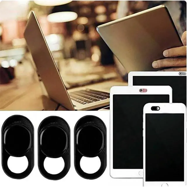 Alt view image 2 of 3 - 3pcs Metal Camera Lens Cap, Ultra Thin Camera Privacy Cover Webcam Cover Blocker Slider for Smartphone Tablet Desktop Laptop