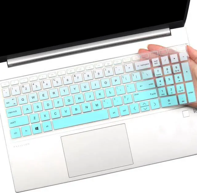 Main image of Keyboard Cover for HP 15.6" 17.3" Laptop/HP Pavilion 15-eg 15-eh/er 17-cn/cp 15z-fc000 15t-fd000 15t-eg300 15-fc0093dx 15-fc0025dx 15-fd0083wm 15-fd0005dx 15-fd0023dx fd0107dx 17t-cn300 17-cp3005dx