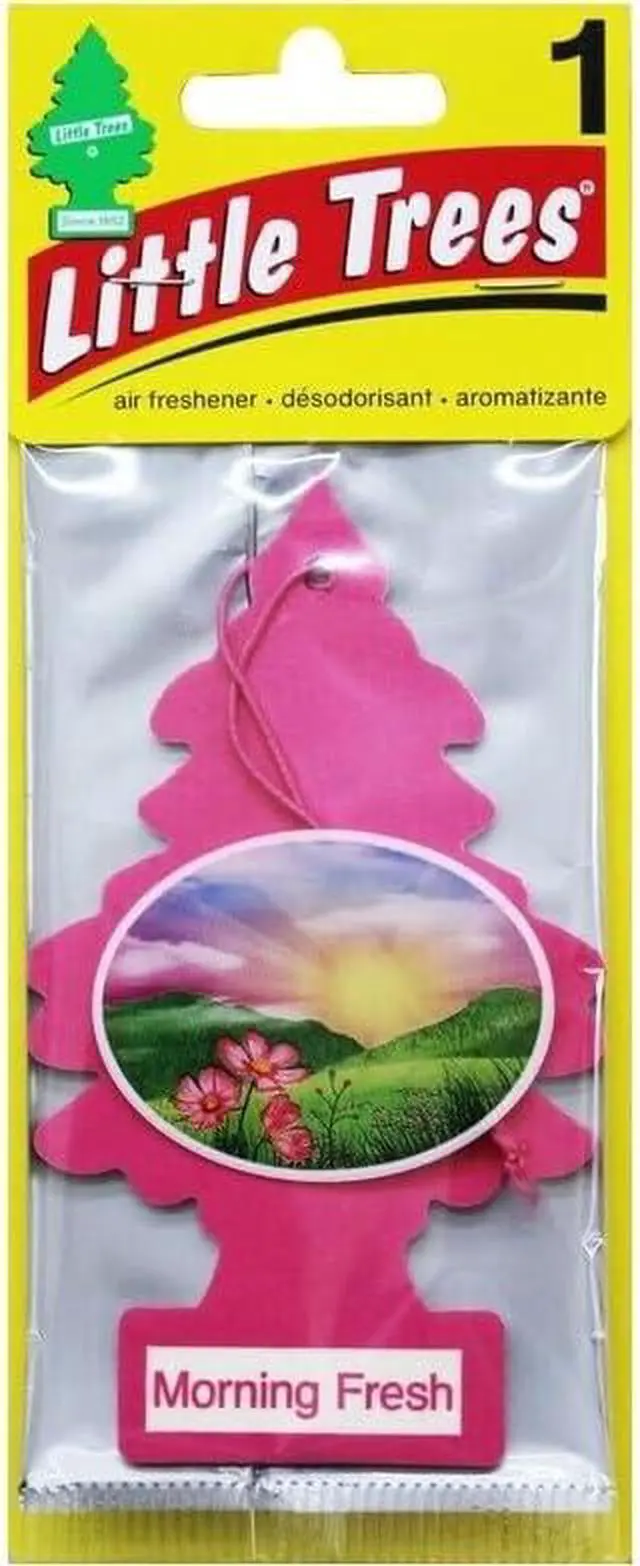 Alt view image 2 of 7 - LITTLE TREES Car Air Freshener | Hanging Paper Tree for Home or Car | Morning Fresh | 3 Pack