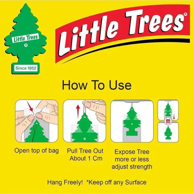 Alt view image 6 of 7 - LITTLE TREES Car Air Freshener | Hanging Paper Tree for Home or Car | Morning Fresh | 3 Pack