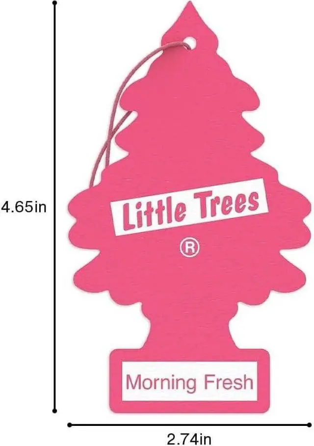 Alt view image 7 of 7 - LITTLE TREES Car Air Freshener | Hanging Paper Tree for Home or Car | Morning Fresh | 3 Pack