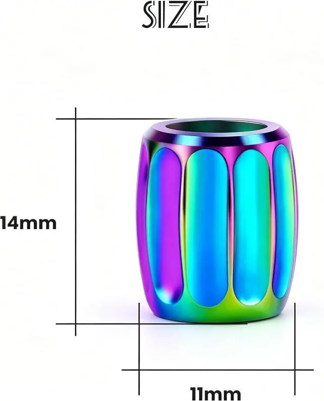 Alt view image 7 of 7 - 4PCS Brass Tire Stem Valve Caps Universal Wheel Valve Stem Covers for Cars Trucks Motorcycles SUVs and Bikes Dustproof Tire Cap Hexagon Shape (Colorful)