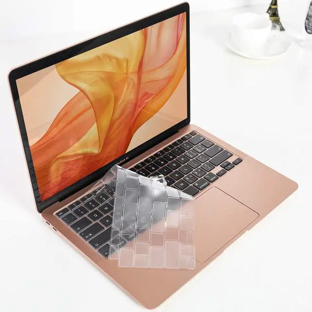 Alt view image 6 of 7 - CaseBuy Premium Ultra Thin Keyboard Cover for MacBook Air 13.3" 2021 2020 | Model A2179 A2337 M1 Chip, MacBook Air 13 inch M1 TPU Protective Skin(Not Fit 2022-2026 Air M2 M3 M4 M5 A2681 A3113 A3240)