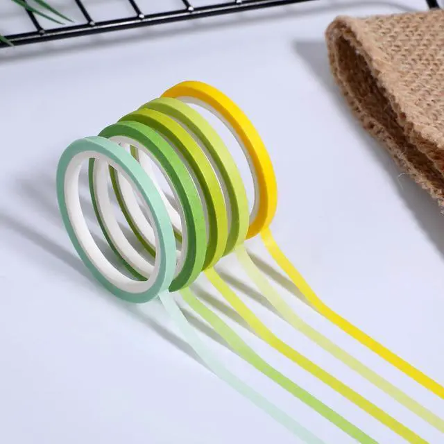 Alt view image 5 of 7 - 20 Rolls Rainbow Washi Tape Slim, 16.4ft Colorful Rainbow Pastel Washi Tape Set Skinny Thin Decorative Colored Washis Craft Tapes, Rainbows Colors Thin Decorative Tapes for Journal DIY Planner Craft