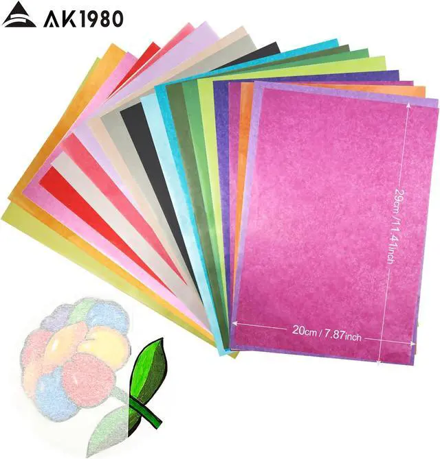Alt view image 2 of 7 - Tissue Paper 200 Sheets - 20 Vibrant Rainbow Colors for Gift Wrapping, Craft Projects, Party Decorations - 12x8.4 Inch Art Tissue for Birthday, Floral Arrangements, Festival Supplies