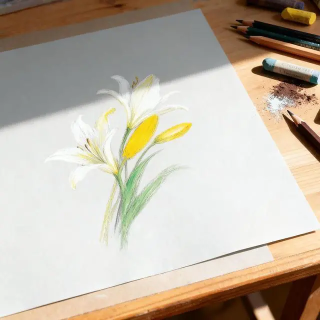 Alt view image 7 of 7 - Somime 5x7 600gsm Sanded Pastel Paper Pad, 6 Sheets of 6 Light Colors | Heavyweight Artist Drawing Paper Pad for Pencils and Soft Oil Charcoal Pastels