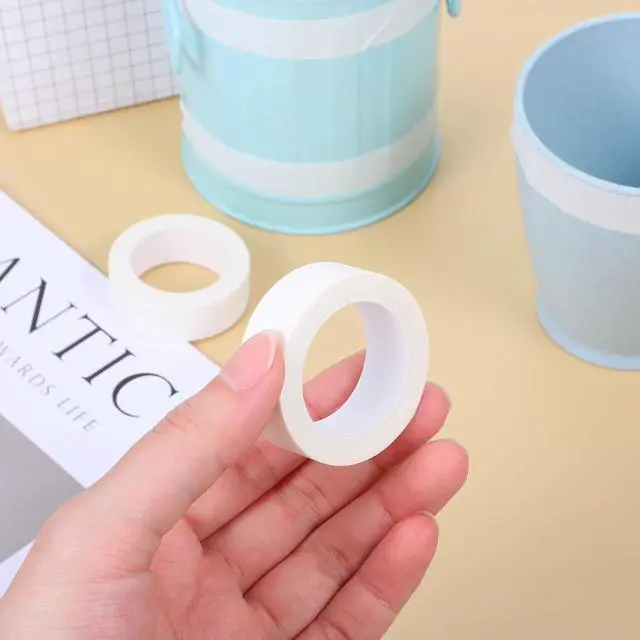 Alt view image 6 of 7 - SynHHergyx 3 Rolls White Washi Tape Self-Adhesive Decorative Painters Tape 32 Feet x 0.6 Inch Washi Tapes Decorative Masking Tapes Duct Craft for Packaging Decor Journals Scrapbooks Planners DIY Gift