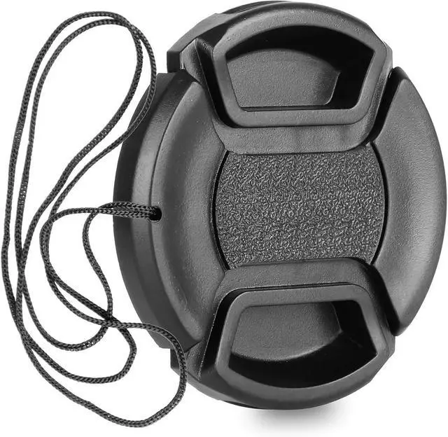 Alt view image 6 of 6 - ChromLives Camera 58mm Lens Cap Center Pinch with Lens Cap Leash Hole Bundle Compatible with DSLR Cameras Nikon Sony Canon & Other DSLR Cameras UV Lens