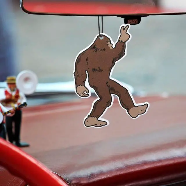 Alt view image 3 of 7 - Frienda 5 Pieces Funny Sasquatch Car Freshener Air Bigfoot Gift | Bigfoot Car Accessories Hilarious Sasquatch with 5 Style Design Decor for Christmas Birthday Gifts Stocking Stuffer Women Men