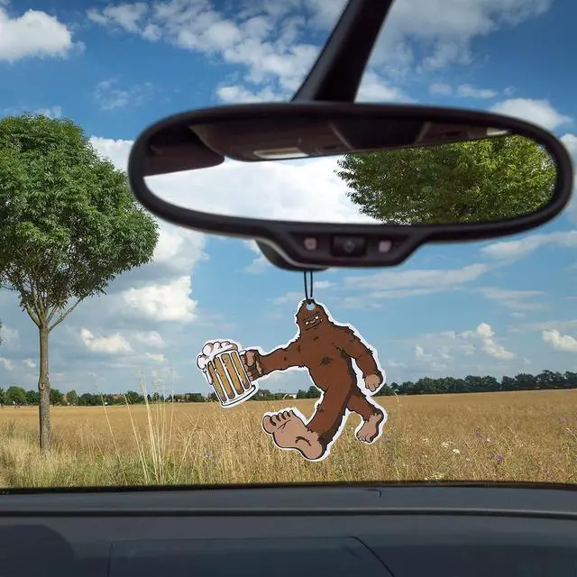 Alt view image 4 of 7 - Frienda 5 Pieces Funny Sasquatch Car Freshener Air Bigfoot Gift | Bigfoot Car Accessories Hilarious Sasquatch with 5 Style Design Decor for Christmas Birthday Gifts Stocking Stuffer Women Men