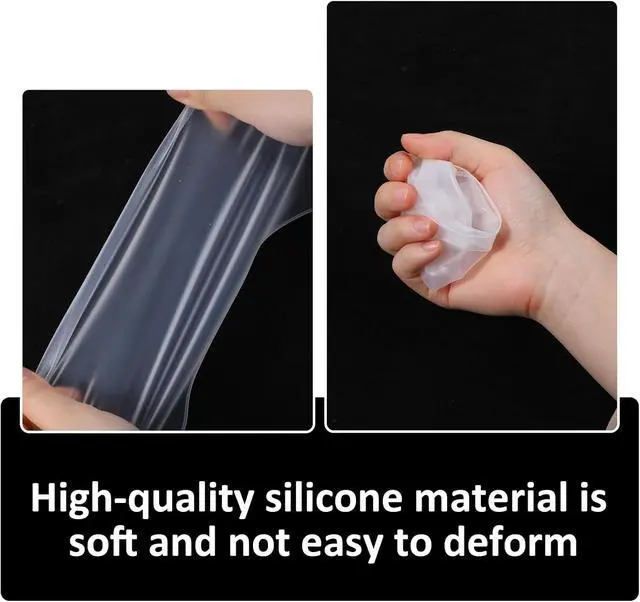 Alt view image 3 of 7 - Universal Keyboard Cover Protector Skin for 13", 14", 15.6" Laptop Notebook Waterproof Dustproof Clear Ultra Thin Silicone Keyboard Covers for 15"-17.3"