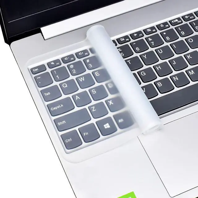 Alt view image 4 of 7 - 13.3" 13.5" 14" Universal Laptop Keyboard Cover Skin (12.48" x 5.2") for 13.3"-14" Laptop Notebook (Without Numeric Keypad Keyboard), Ultra Thin Silicone Waterproof Keyboard Cover Protector
