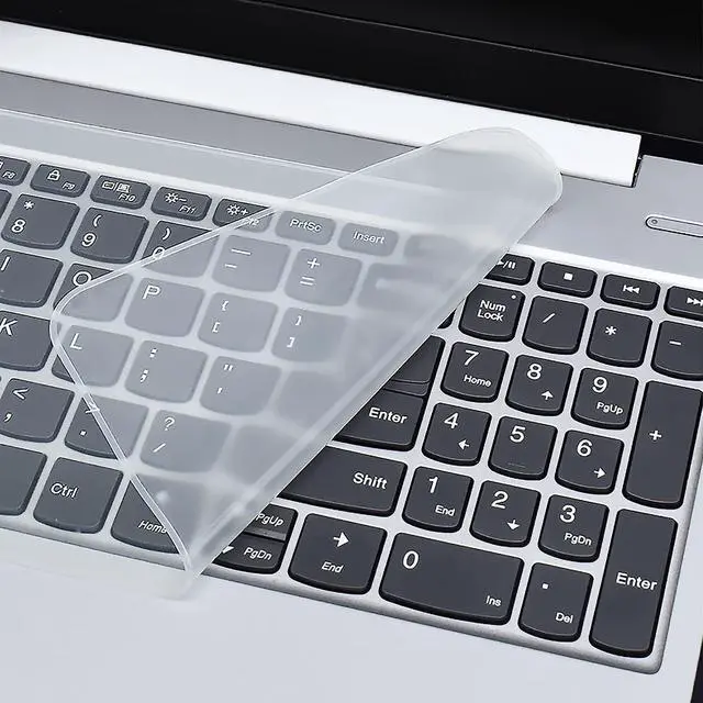 Alt view image 5 of 7 - 13.3" 13.5" 14" Universal Laptop Keyboard Cover Skin (12.48" x 5.2") for 13.3"-14" Laptop Notebook (Without Numeric Keypad Keyboard), Ultra Thin Silicone Waterproof Keyboard Cover Protector