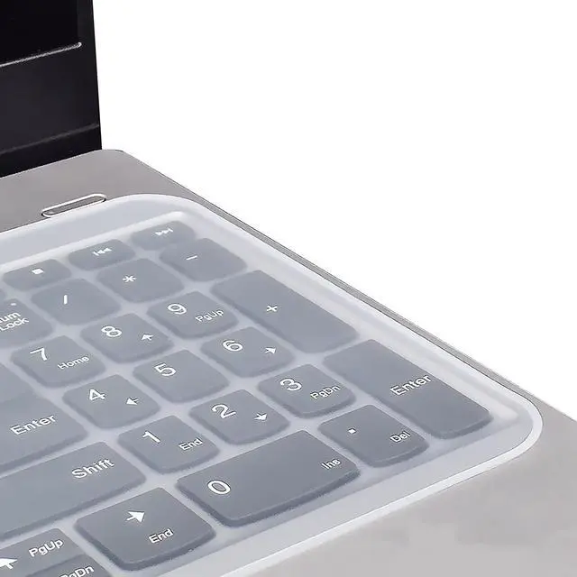 Alt view image 6 of 7 - 13.3" 13.5" 14" Universal Laptop Keyboard Cover Skin (12.48" x 5.2") for 13.3"-14" Laptop Notebook (Without Numeric Keypad Keyboard), Ultra Thin Silicone Waterproof Keyboard Cover Protector
