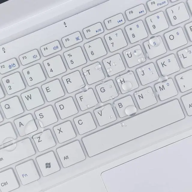 Alt view image 7 of 7 - 13.3" 13.5" 14" Universal Laptop Keyboard Cover Skin (12.48" x 5.2") for 13.3"-14" Laptop Notebook (Without Numeric Keypad Keyboard), Ultra Thin Silicone Waterproof Keyboard Cover Protector