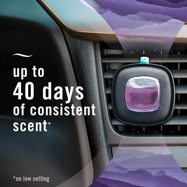 Alt view image 4 of 7 - Febreze Car Mountain Scent Air Freshener Vent Clip, .07 oz, 2 Count