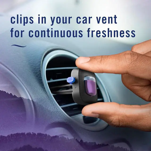 Alt view image 5 of 7 - Febreze Car Mountain Scent Air Freshener Vent Clip, .07 oz, 2 Count