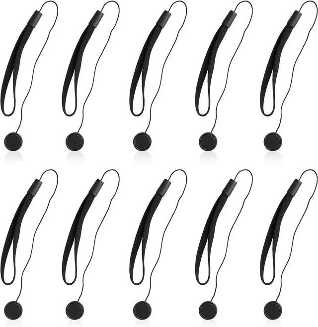Main image of 10-Pack Camera Lens Cap Keepers Universal Lens Cap Leash Tether Holders for Canon, Nikon, Sony, Sigma & Tamron DSLR/Mirrorless Lenses