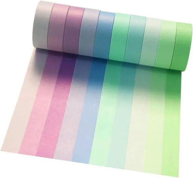 Alt view image 6 of 6 - 20 Rolls Washi Tape Set, Rainbow Washi Tape Colorful Masking Tape 15mm Wide, Decorative Tape for Bullet Journal, Book, Planner, Scrapbooking, DIY Arts Crafts