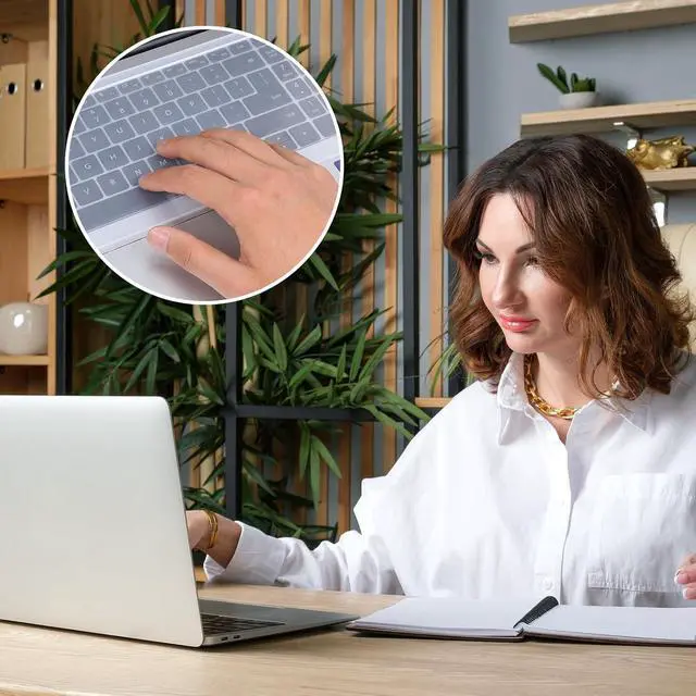 Alt view image 7 of 7 - Universal Keyboard Protector Cover Skin for Laptop Notebook 15" 15.6" 16" Anti Dust Waterproof Keyboard Covers (13.7" x 5")