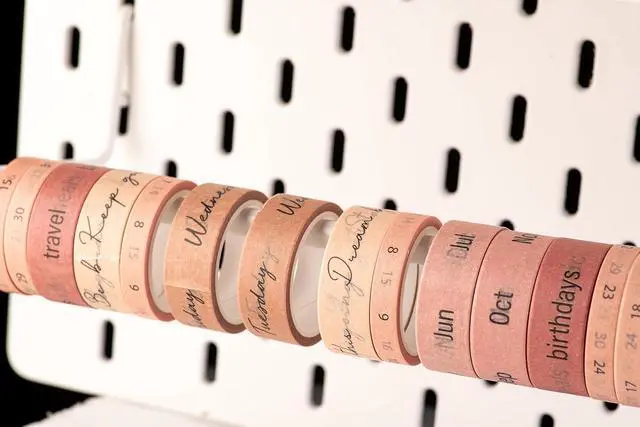 Alt view image 6 of 7 - DIVERSEBEE Pastel Washi Tape Set, 5 Rolls Decorative Scrapbook Tape, Cute Craft Tape, Scrapbooking Bullet Journal Supplies, Bible Journaling, Planner Accessories, Gift Wrap Tape (Planner)