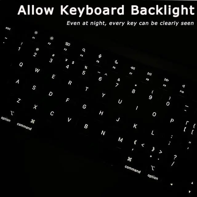 Alt view image 6 of 7 - Keyboard Cover Skin for 2026 MacBook Neo 13 inches A18 Pro | TPU, US/ANSI Layout, Anti-Spill Dust Proof Washable, Keyboard Protector Accessories