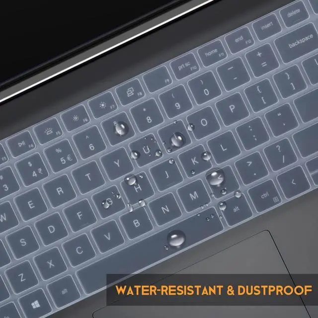 Alt view image 5 of 7 - Keyboard Cover for 2026 2025 Dell 15 Laptop DC15250 DC15255 15.6", Inspiron 15 3510 3520 3511 3515 3525 3530 3535 5510 5515 5518 15.6 / Inspiron 16 5640 5645 Skin -Clear