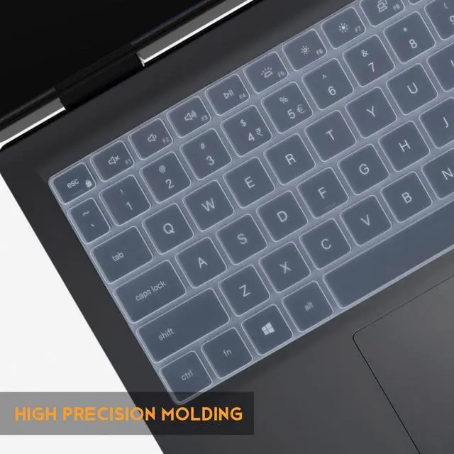 Alt view image 4 of 7 - Keyboard Cover for 2026 2025 Dell 15 Laptop DC15250 DC15255 15.6", Inspiron 15 3510 3520 3511 3515 3525 3530 3535 5510 5515 5518 15.6 / Inspiron 16 5640 5645 Skin -Clear