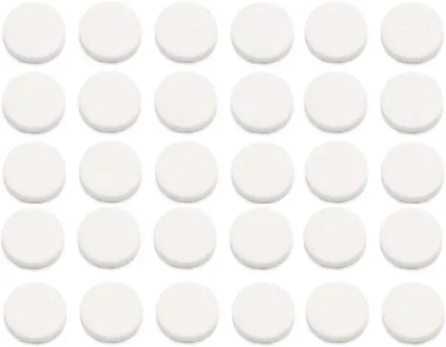 Main image of 30Pcs Car Air Vent Clip Replacement Pads, 16mm Unscented Refill Tablets for Car Air Freshener Clips, Car Diffuser Refill Felt Pads Essential Oil Diffuser Cotton Pads