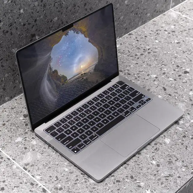 Alt view image 7 of 7 - Silicone Keyboard Cover Skin for 2026-2021 MacBook Pro 14" 16 inches M5 M4 M3 M2 M1 A3426 A3427 A3428 A3429 A3434 A3112 A3185 A3401 US/ANSI Layout Protector Accessories(Black)
