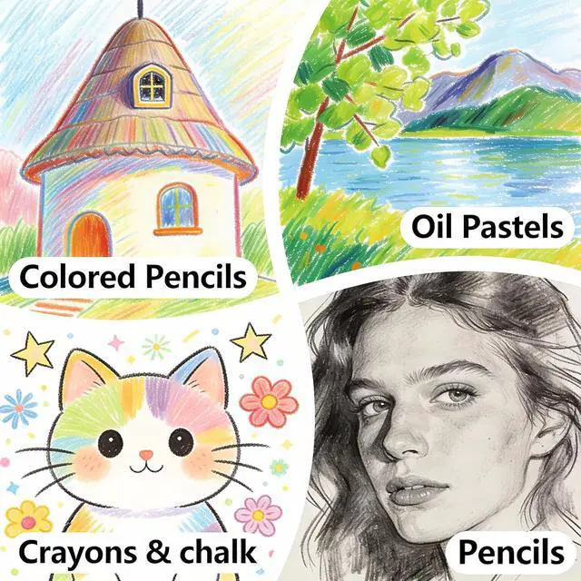 Alt view image 5 of 6 - 64 Sheets Watercolor Paper Bluk, 140lb/300GSM Cold Press Water Color Paper 5 x 7 Inch, Small Off-White Watercolor Drawing Paint Paper for Art Drawing Wedding Cards Supplies