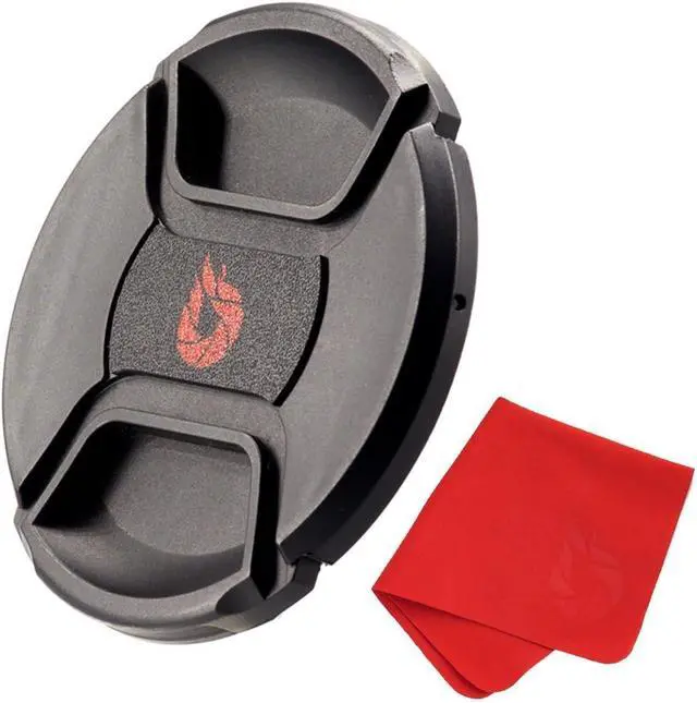 Main image of 39mm Snap-On Center-Pinch Lens Cap, Extra Strong Springs, Camera Lens Cover, Made from 100% Recycled Plastic - Compatible with Nikon, Canon, Sony & Other DSLR Cameras