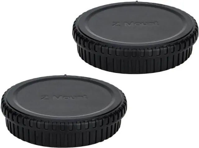 Main image of JJC 2-Pack Z Mount Body Cap & Rear Lens Cover for Nikon Z6 III II Z7 II Z5 | Back Sensor Dust Cap for Z6III Z6II Z7II Z5II Z5 Z6 Z7 Z8 Z9 Z50 Z50 II Z50II ZR Zf Zfc Mirrorless Camera & Z Mount Lens