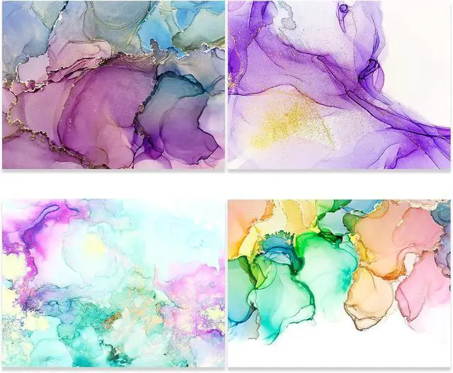 Alt view image 4 of 7 - TecUnite 60 Sheets Watercolor Paper Pad Bulk Art White Cold Press Painting Paper for Artist Watercolorist Drawing(5 x 7 Inch,Cold Press)