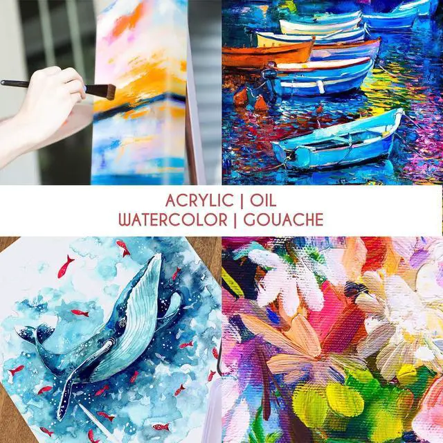 Alt view image 5 of 7 - Zenacolor - Paper Palette Pad - 50 Removable and Disposable Sheets for Painters - 80gsm, 24lb - Paint Mixing Palette for All Paints (Oil, Acrylic, Watercolor,...)