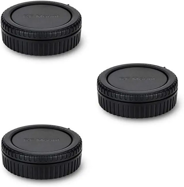 Alt view image 5 of 5 - JJC Rear Lens Cap & Body Cap Cover for Canon RF Mount Cameras, 3-Pack | Replaces RF Rear Lens Cap & R-F-5 Body Cap, for Canon EOS R100 R50 R10 R8 R7 R6 V R6 Mark II R6 R5C R5 Mark II R5 R3 R RP