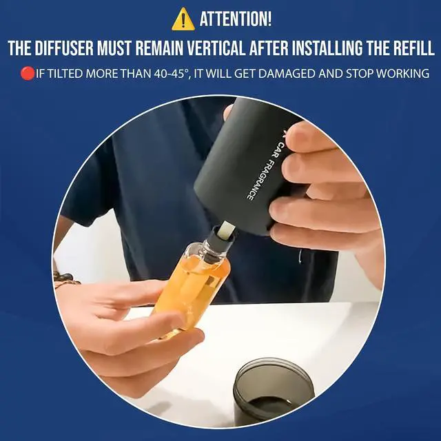 Alt view image 3 of 4 - Car Perfume Refill of 50 ml: Elevate Your Drive with the Essence of Elegance (Ocean)