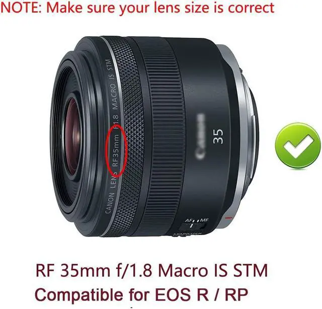 Alt view image 7 of 7 - 52mm Lens Cap for Nikon D5500 D5200 D5100 D3200 w/NIKKOR AF-S 18-55mm | Compatible for Canon EF-M 18-55mm 55-200mm