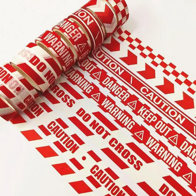 Alt view image 4 of 7 - Caution Line Washi Tape Set 16 Rolls Yellow Red Boundary Masking Transportation Toy Decorative Tapes for Arts, DIY Crafts, Journals, Planners, Scrapbook, Wrapping