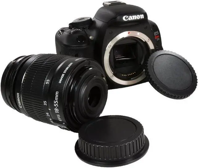 Alt view image 3 of 3 - Body Cap & Camera Rear Lens Cover Compatible With Canon EOS RF-3, 1D, 7D, 5D, 7D, T7i