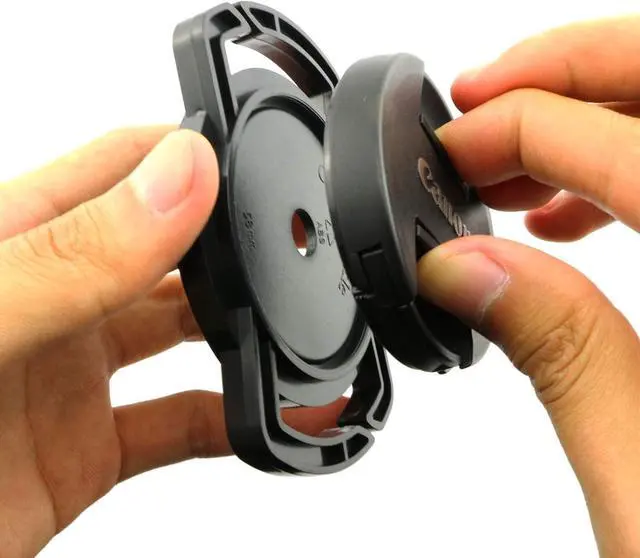 Alt view image 3 of 7 - TAODAN 2pcs Camera Lens Cap Holder Keeper Buckle for Canon Nikon Sony Camera Lens Cap Cover 52mm 67mm 58mm
