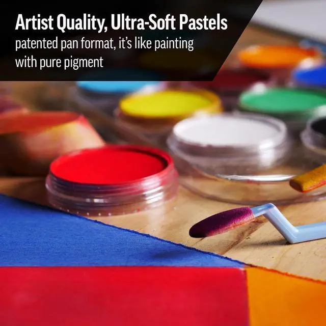 Alt view image 5 of 7 - PanPastel Artist Pastels by GOLDEN, Pearlescent Red, 2.44 / 62mm Pan Diameter, Professional Artist Pastels, Unique Pan Format (cake-like)