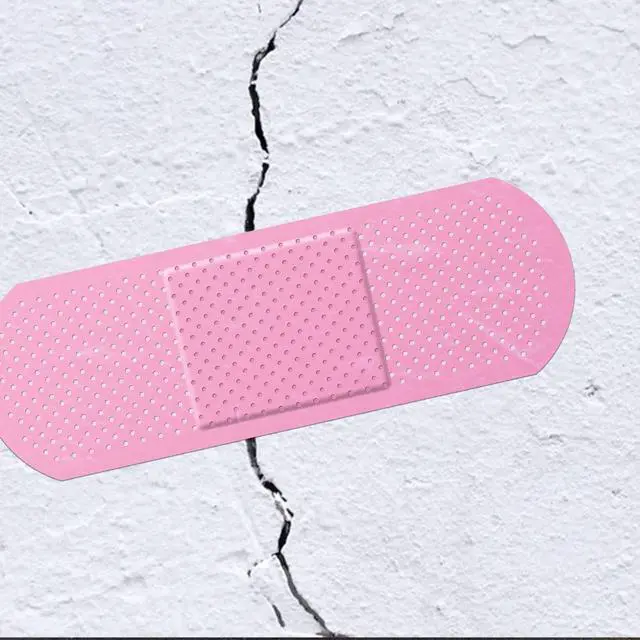 Alt view image 5 of 7 - Bandage Band Aid Decal Sticker (3 Pack) 1-9 x 3 Inch and 2-5 x 1.67 Inch - Perfect Funny Coverup for Any Ouchy, Boo-Boo or Blimish (Pink)